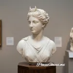 Busto de Diana en mármol blanco de Carrara